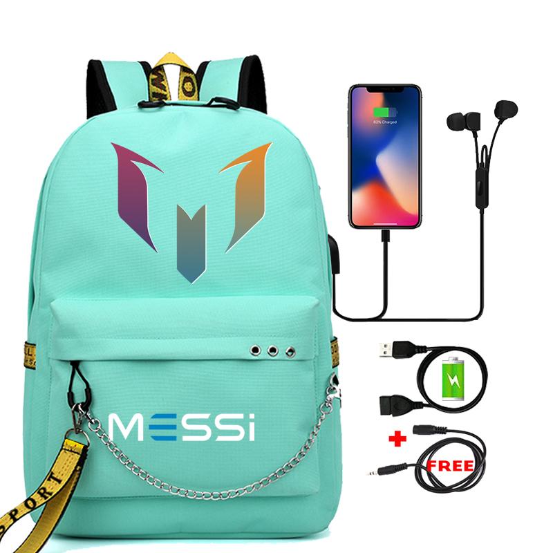 Fotbal Super Stars Rucsac școală Băieți Fete Laptop de călătorie Adolescenți Mochile Studenți Tote Rucsac pentru copii