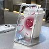 Transparent White Love Love Case For Samsung Galaxy S26 S25 S24 Ultra S23 FE S22 Plus S21 A56 A53 A34 A54 A35 A55 A16 Soft Cover
