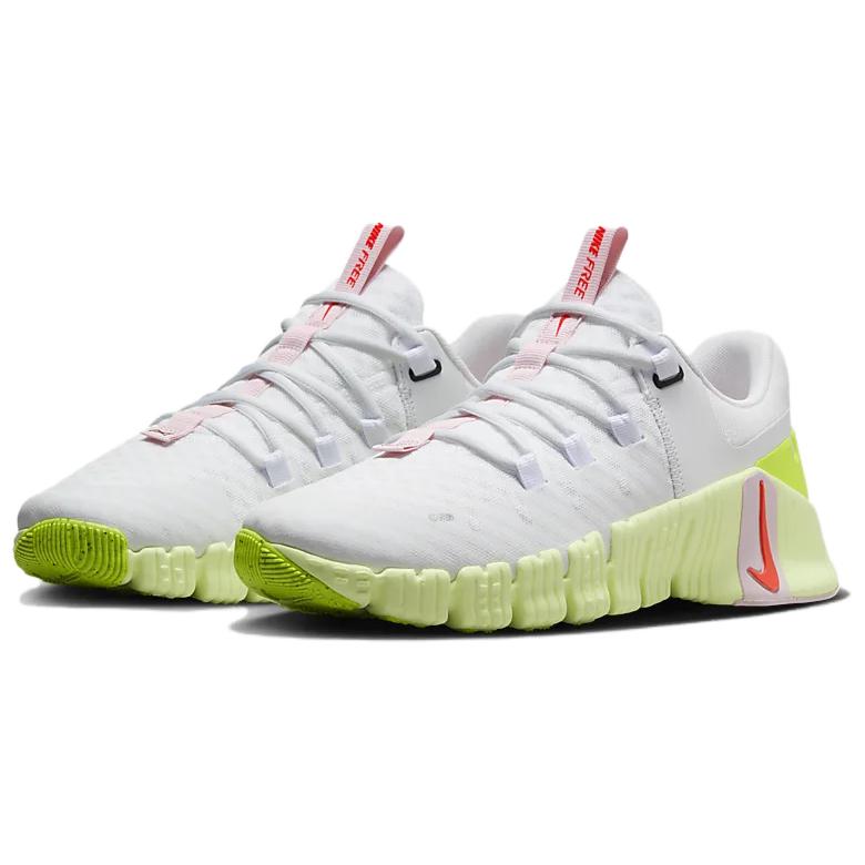 Nike נעלי סניקרס נשים Free Metcon 5 לבן וולט בקושי ורוד-קצף ארגמן בוהק DV3950-104