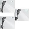 Gray Waterfall Bathtub Faucet With Hand Shower Brass Chrome Wall Mounted Bathroom Shower Mixer Tap Full Shower System Set