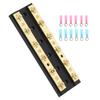 60A Dual Row Independent Busbar with Heat Shrinkable Tube Terminal for Truck Car Yacht Ship6 Position Terminal