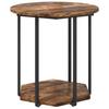 2-Piece Modern Round Living Room Nesting Coffee Tables, Sofa Side Table, Living Room Decor Table