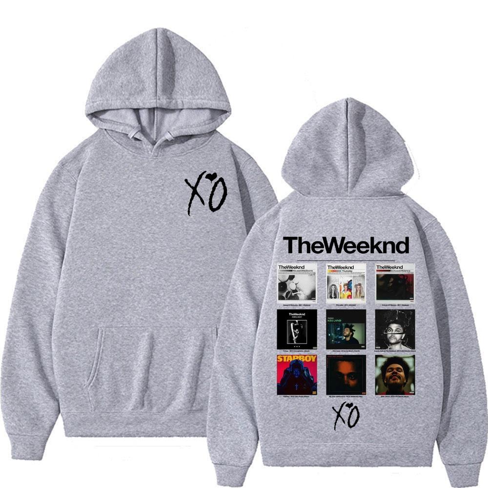 Rapper The Weeknd Album Cover Grafik Hoodie Winter Herren Damen Baumwolle Mode Pop Komfort Hoodie
