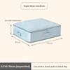 Cotton Satin Duvet Storage Bag Large Collapsible Organizer For Bedroom And Travel Use