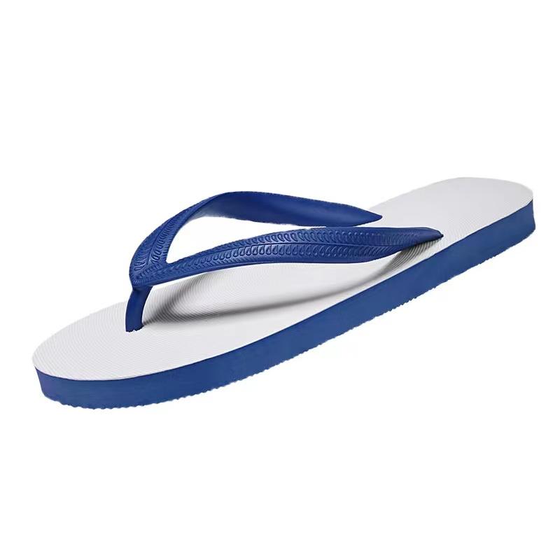Flip-flops for Men and Women Summer Non-slip Rubber Personalized Pinch Foot Wear-resistant Indoor and Outdoor Wear Beach Slippers Men