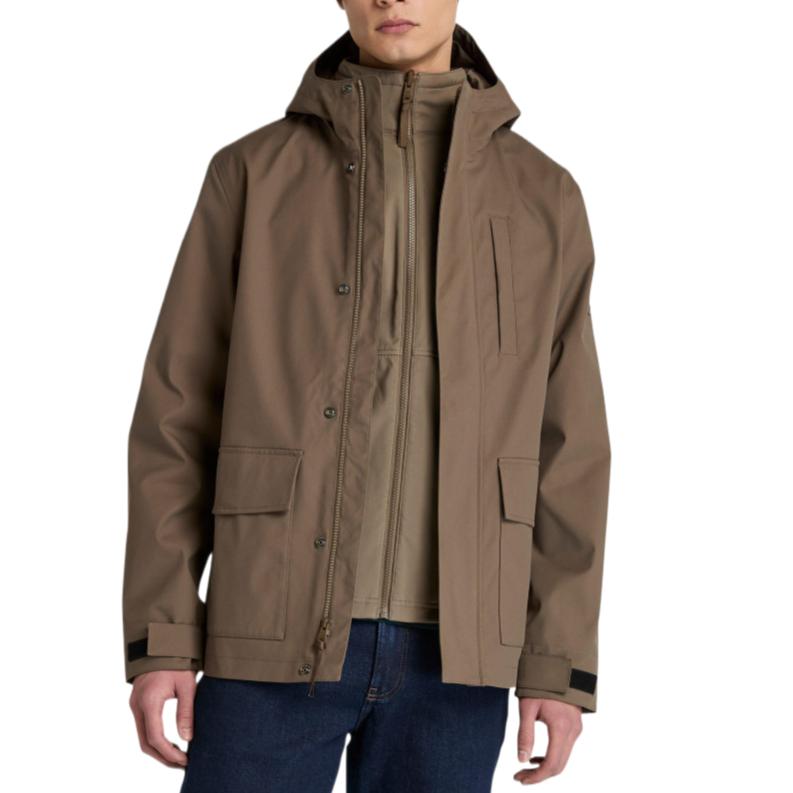 Timberland Windproof Waterproof Warm Comfortable Hooded 3-In-1 Jacket Men Jackets TB0A6BNCBK01