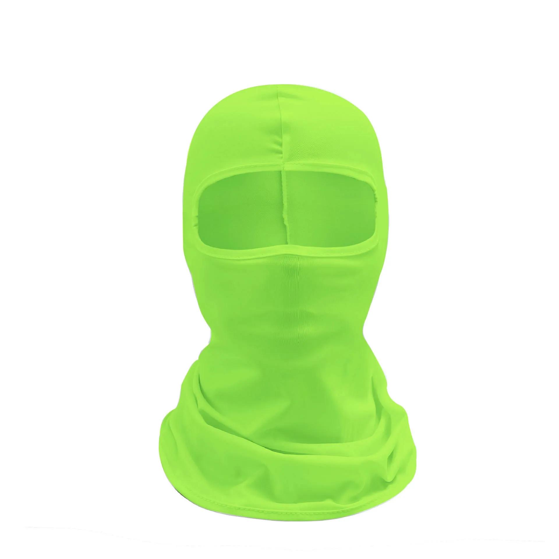 

Мотоциклетная Балаклава, анфас, теплый ветрозащитный дышащий мотоциклетный мотоцикл для мотокросса, велосипедный байкерский велосипедный анти-УФ-мужской шлем зелёный