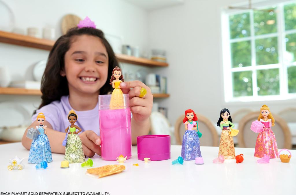 Mattel Princess Color Water Color Magic Collection 2 Mini Accessory 6 and Disney/Disney Reveal! (Surprise Doll) [Surprise Pack] [Dress-up Doll] [Mini