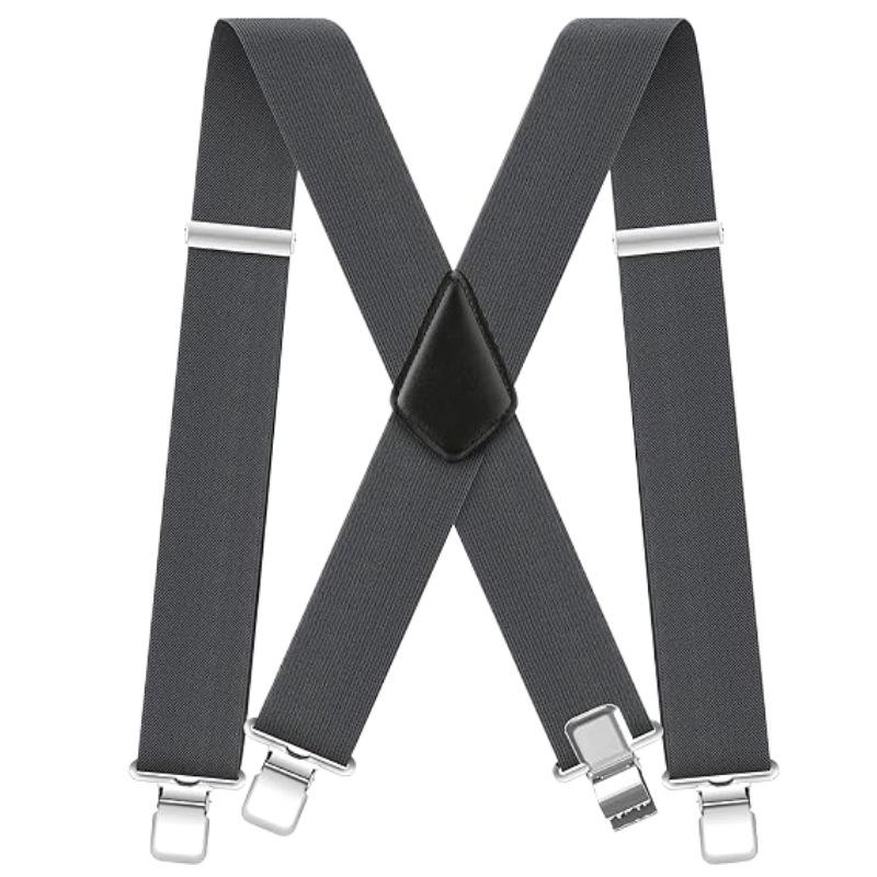 Y-Shaped Adjustable Elastic Suspenders with Strong Clips for Parties