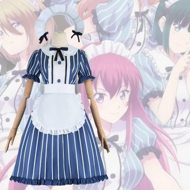 Terrace The Cafe Its Goddesses Cosplay Costume Dress Roleplay Outfit Polyester