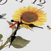 Arabic Numerals Sunflower Round Wall Clock For Home Office Decor(3)