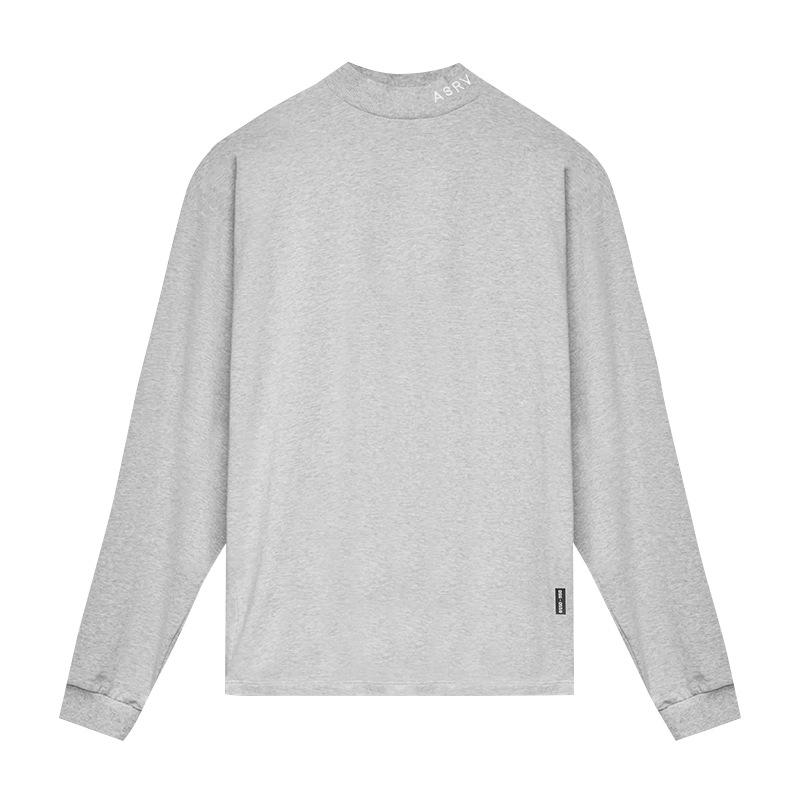 Men's Youth Plus Size High Neck Sweatshirt - Long Sleeve Casual Jacket for Spring & Autumn