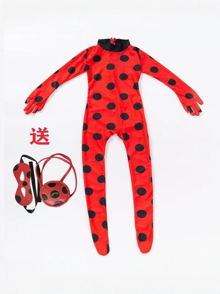 Lieveheersbeestje Reddy Kostuum Zwarte Kat Noel Halloween Lieveheersbeestje Meisje Jumpsuit