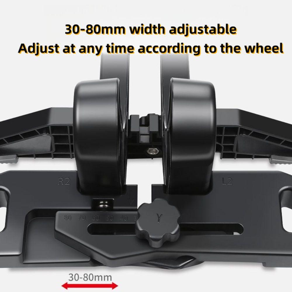 Adjustable Bike Floor Stand Garage Storage Bike Floor Rack  For 30-80mm Wide Tires