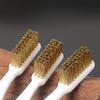 5pcs Brass Wire Brushes, Mini Paint Rust Remover, Steel Wire Brushes for Industrial Metal Polishing and Burring Cleaning