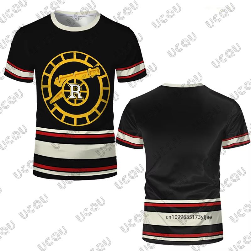 2026 Sommer Beheiztes Rivalitäts-Eishockeytrikot Für Männer Frauen Outdoor-Sport Kurzarm Surfen Rundhals-T-Shirt Lässige Kinder/Erwachsene Oberteile