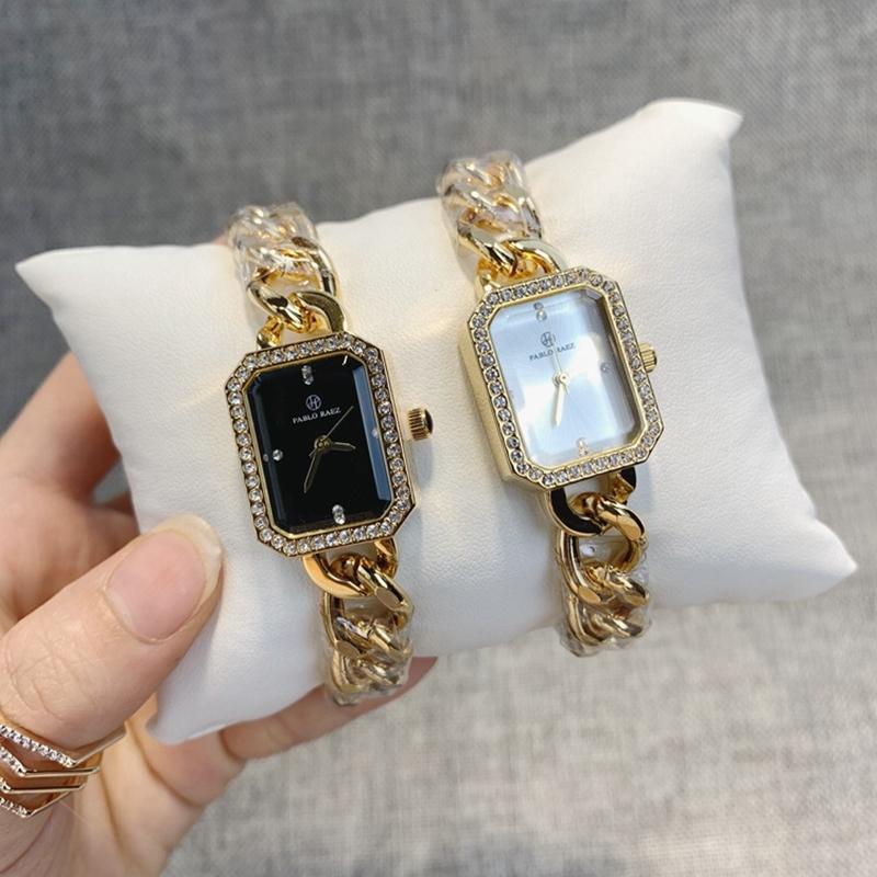 PABLO RAEZ Mode Luxus Uhr 100% Stahl Frauen Uhr Armbanduhr Quarz Hohe Qualität Uhren Geschenk