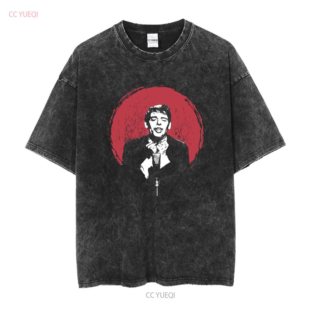 French speaking Artist Jacques Brel T Shirt Musician Belgian Singer vintage Washed graphic streetwear Top For Everyday Wear