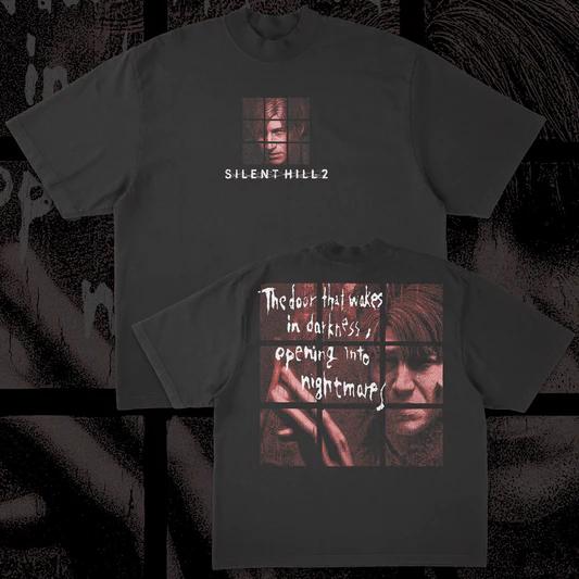 Tshirt Classic Game Silent Hill Tee Summer Casual Oversized Yk Hip Hop Short Sleeves Unisex Womens Clothing Tee