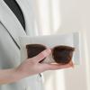Leather Glasses Bag Sunglasses Storage Pouch Portable Myopia Glasses Organizer Student Glasses Protective Case Cover