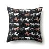 Polyester Pillow Case Automobile Decoration Home Printed Pillow Case Waist Cushion Cover Car Cushion Head Cushion Cover
