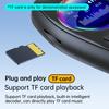 Bluetooth 5.4 Audio Transmitter Receiver RGB LED Display Hifi Stereo Music Wireless Adapter 3.5MM AUX TF With Mic For TV PC Car