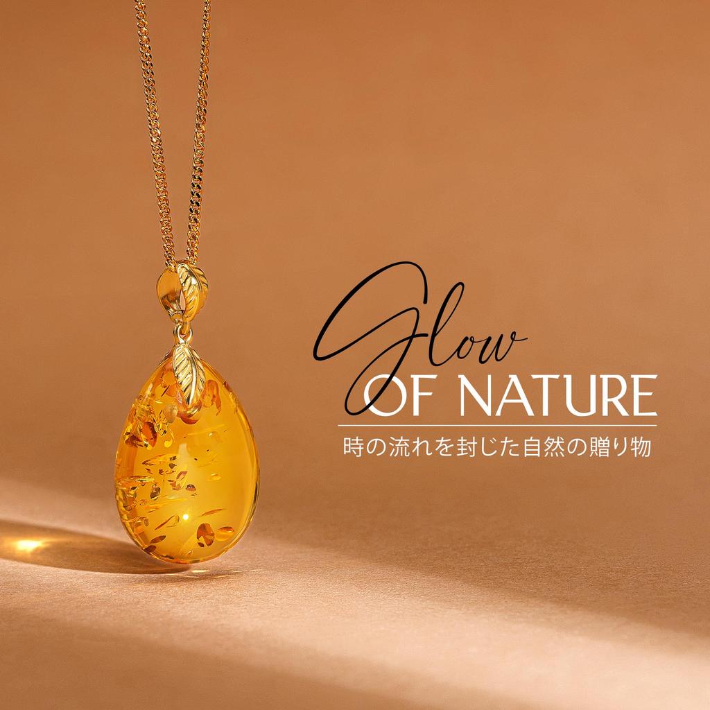 Colier din chihlimbar cu pandantiv tip picătură, chihlimbar coniac, cutie de bijuterii, lanț placat cu aur argint 925, 45 cm, bijuterii elegante ușoare, cadou, certificat de calitate