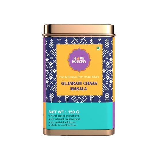 

Home Kouzina Gujarati Chaas Masala - 150g | Authentic Gujarati Buttermilk Masala Powder | Chach Powder | All Natural Ingredients 150GM