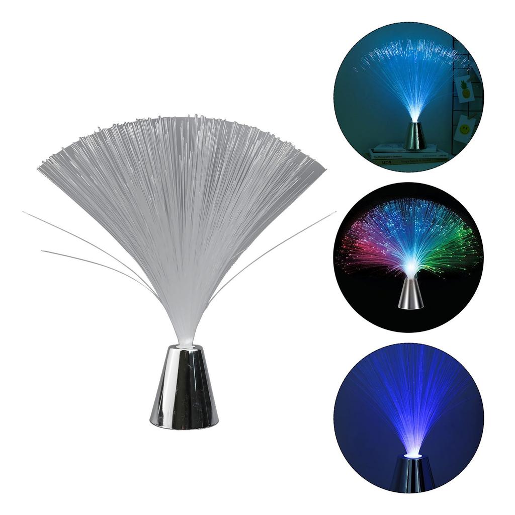 Fibre Optic Light LED Nylon Fronds Relaxing 82*82*342 Mm