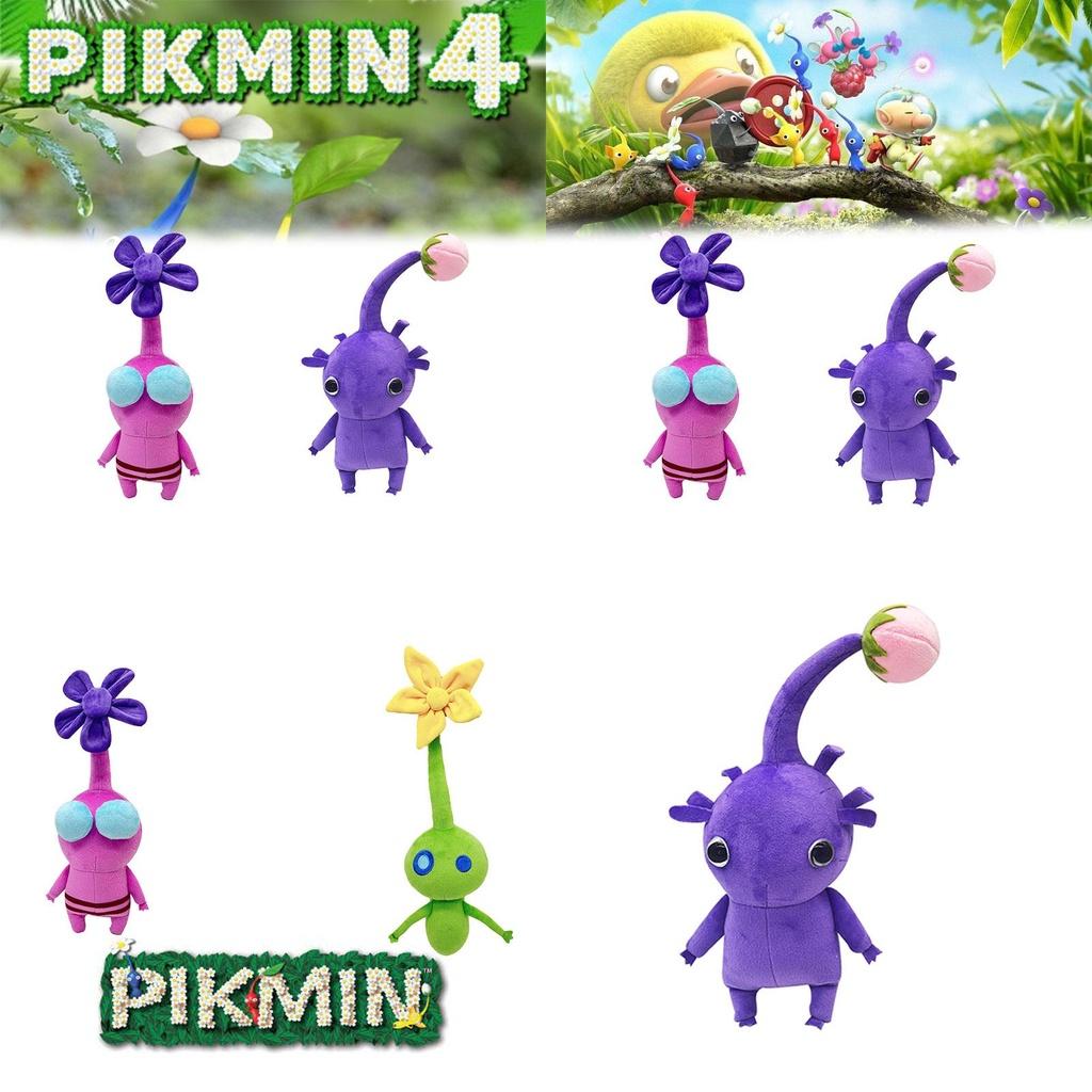 Peluche Pikmin de Hielo All Star Suave y Acogedor Juguete Para Niños 30cm Rosa