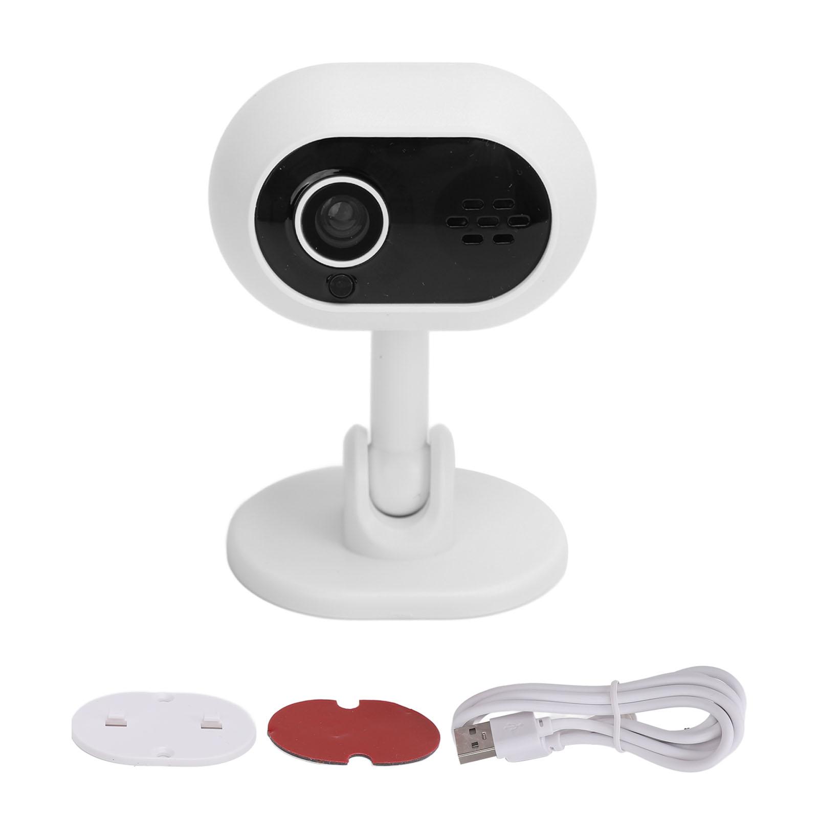 

Бездротова кімнатна камера-монітор 1080P WiFi Відеоняня для домашньої безпеки з нічним баченням Двосторонній зв язок білий