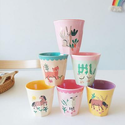 Rice Infant Cup Small Set of 6, Pink Palm, 1 Set, Popular Korean Parenting Items