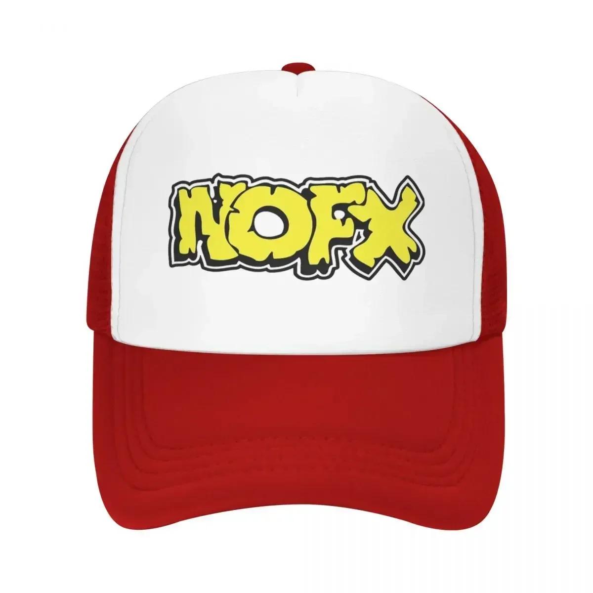 

Nofx Панк-группа Логотип Аксессуары Пенополиуретан Сетка Кепка-тракер Летняя Дышащая Рок-музыка Сетчатая Задняя Часть Бейсболка Прочная Регулируемая One Size