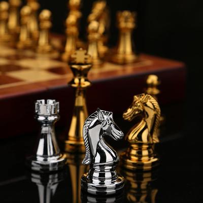 Obciążane Metalowe Figury Szachowe Król 2,6 cala Dodatkowe Hetmany Tylko Figury Szachowe, Bez Szachownicy