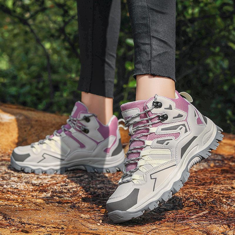 Jesień i zima duży rozmiar nowe buty męskie do handlu zagranicznego buty turystyczne para wysokie skórzane outdoorowe buty turystyczne terenowe