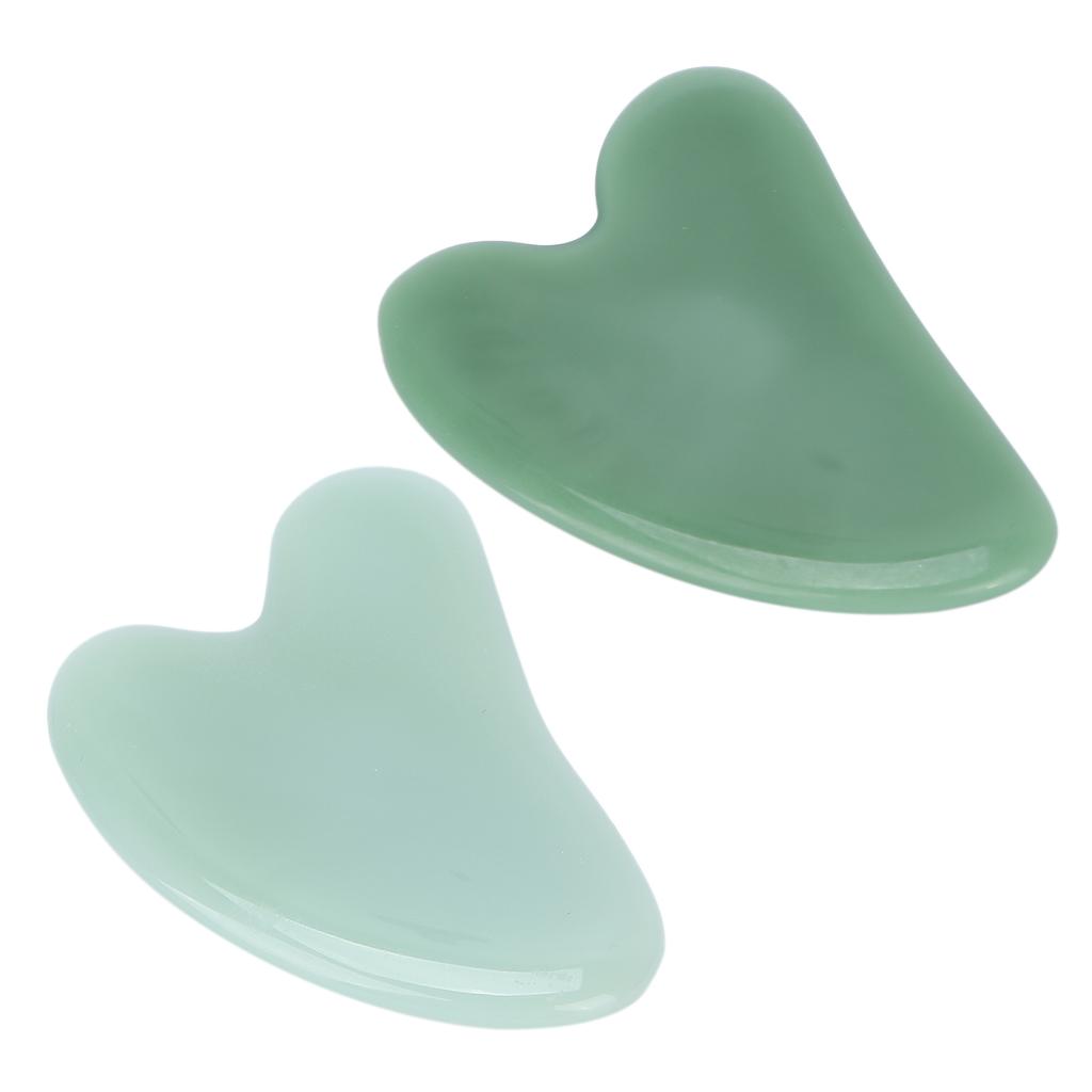  Sha Facial Tool Natural Jade Stone Guasha Massage Board for Face Relieve Tensions