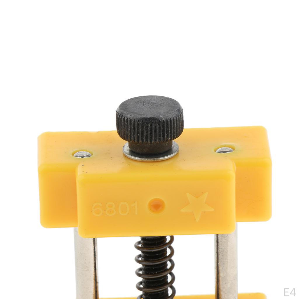 Base Table Clamp, Heavy Duty Steel Mini DIY Jewelers Hobby Tool