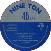 

7inch Record NINE TON PEANUT SMUGGLERS If The Coast Is Clear Hugh Mingus 9TPS001 Nine Ton 2005 UK Reggae Ska Dub Used