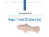 22-Piece Cross-Border Pottery and Clay Sculpting Tool Set with Laser Knife Carving Tools