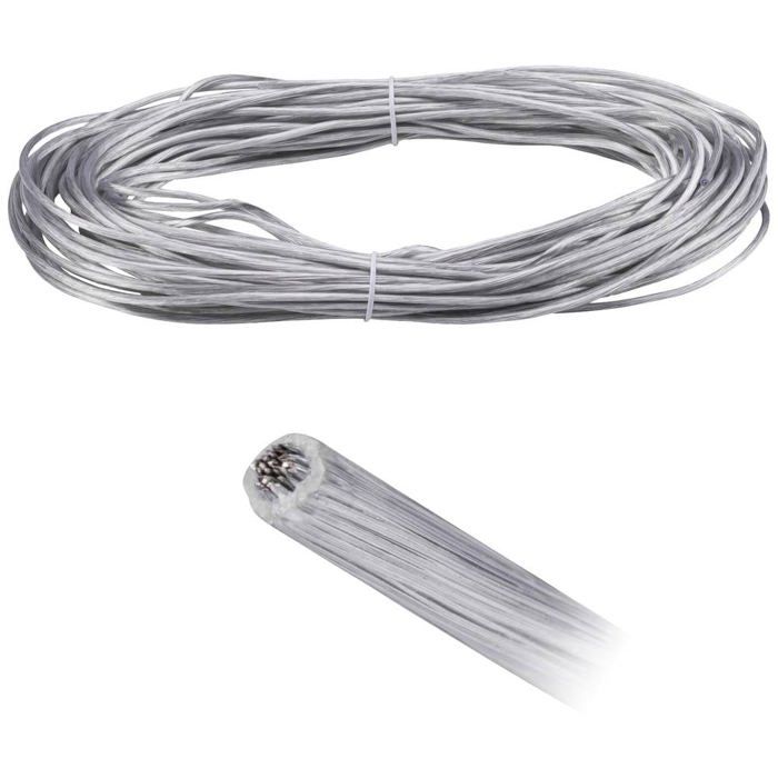 Paulmann Wire Corduo Spannseil 20m Transp 2,5qmm 94589 Elément pour système d'éclairage sur câble basse tension transpa