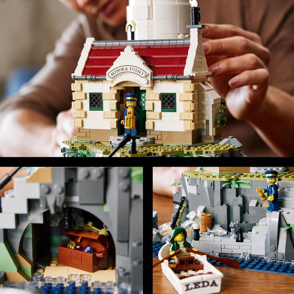 LEGO Idea Lighthouse Toy Toy Present Birthday Block Christmas Men Women Interior Stylish Mother Father 21335 (with Motor)