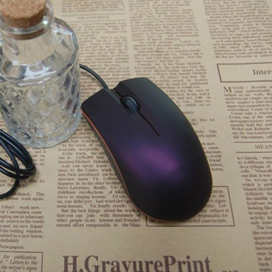 M20 Wired Mouse Frosted High Sensitivity Ergonomic Plug and Play Mini Optical Computer Mice for Office