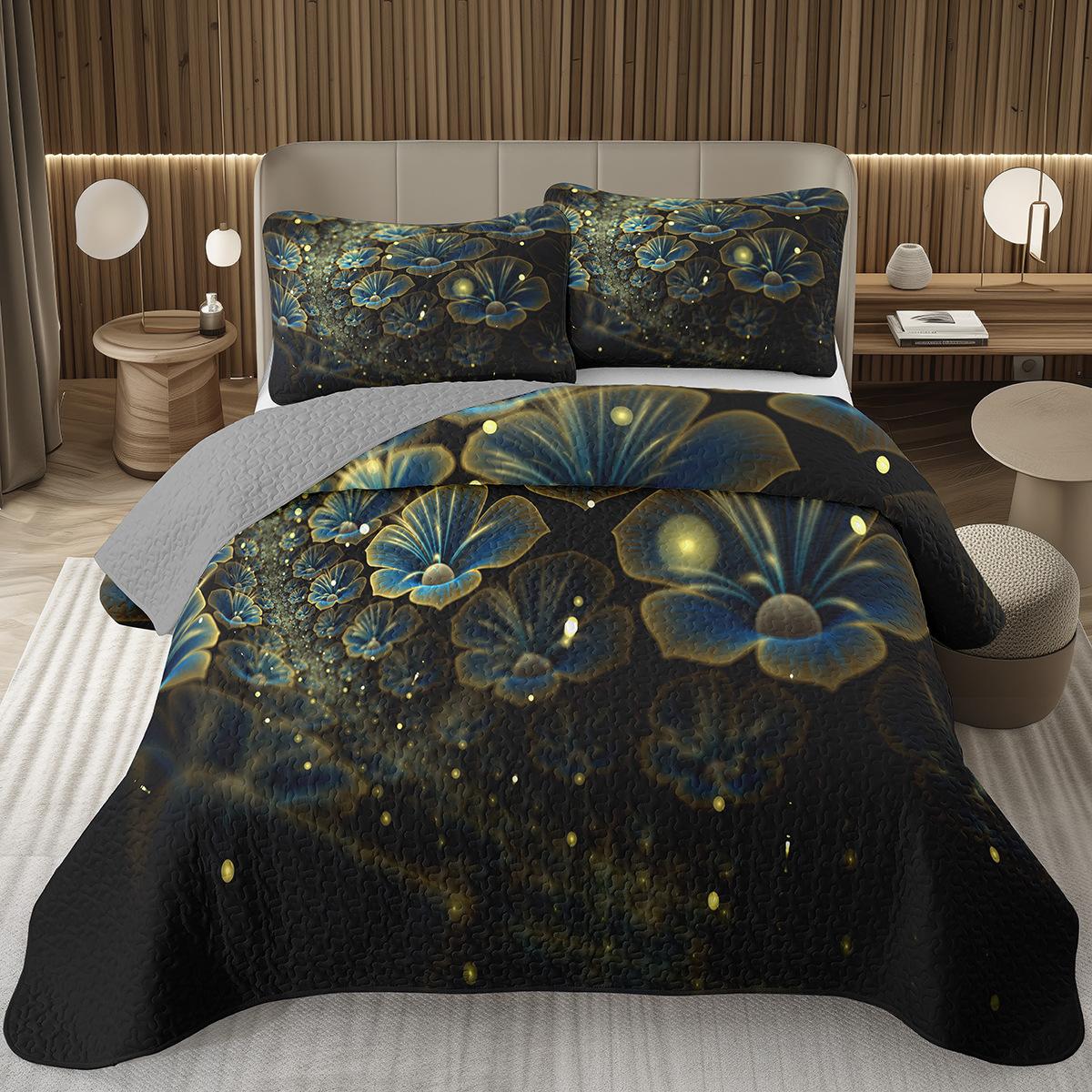 

Comforter Boho Floral Set For Girl Women Bohemian Mandala Flower Setsoft Breathable Microfiber Exotic Flower Quilt Set Comforter (quilt)-EU Single(135*200cm)3pcs