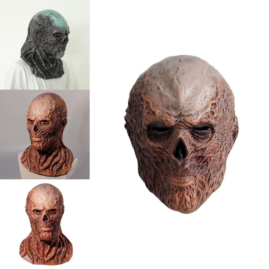 Stranger Things Staffel 4 Vecna Maske Furchteinflößende Latex Halloween Cosplay Requisite