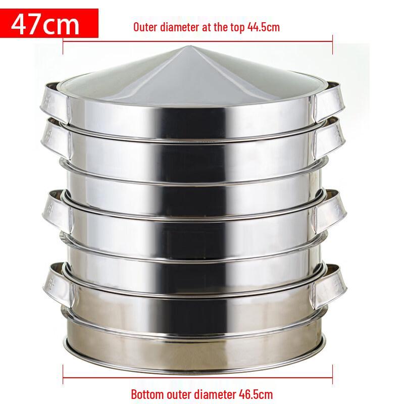 3-Tier Stainless Steel Steamer Pot
