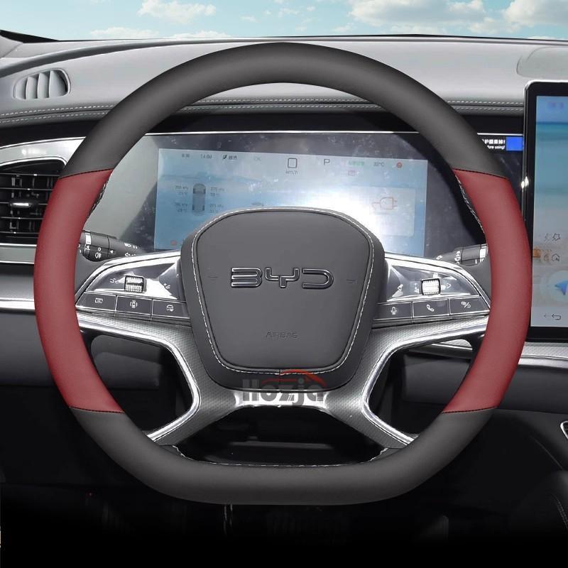 Leren Stuurwielhoes voor Auto voor BYD Sealion 6 7 06 07 EV DMI 2024 2025 2026 Accessoires