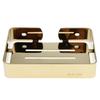 Stainless Steel Soap Holder Wall Mounted Bathroom Soap Dish Tray Drain Rack for Kitchen or Shower