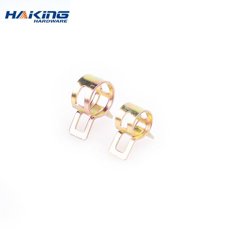 

10-20pcs Spring Hose Clamp Fuel Pipe Water Pipe Clamp Silicone Vacuum Hose Pipe M4-M28 Zinc Plated Thicken Clip Fastener M5(20pcs)