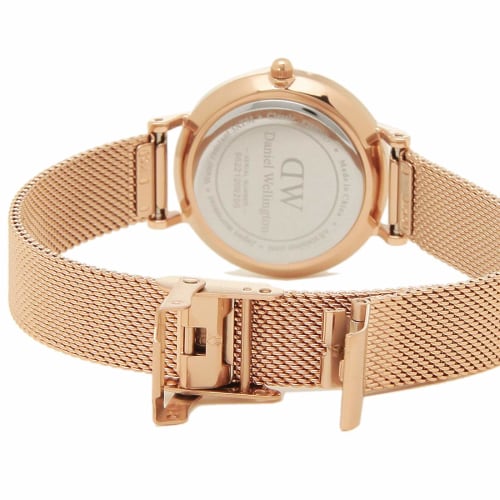 Daniel Wellington Petite 28mm Unisex Quartz Watch for Men and Women, Rose Gold (DW00600219)