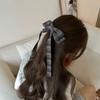 Elegant Plaid Ribbon Bow Hairpins Women Girls Hair Clips Claw Barrettes Accessories Hairclip Headdress Headwear Ornament